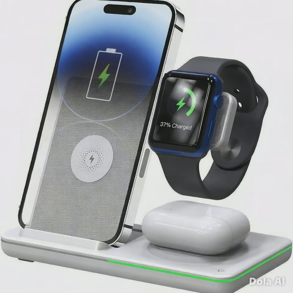 3-in-1 Fast Wireless Charger